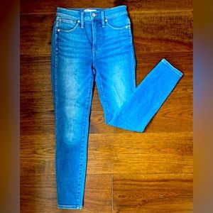 Madewell. 10” High-rise Skinny Crop. Size 24.